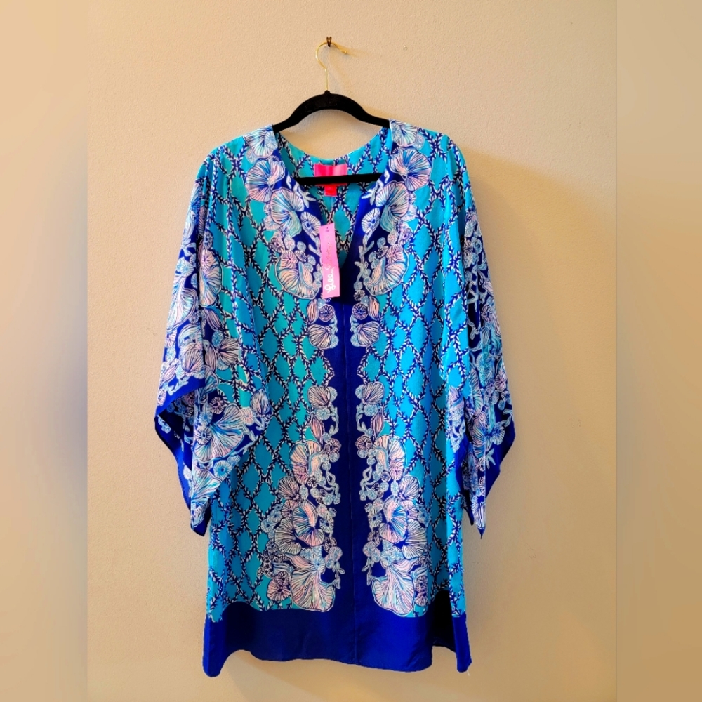NWT Lilly Pulitzer Shalynn Silk Caftan